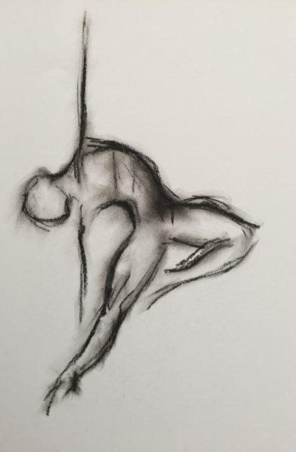 charcoal figure drawing
